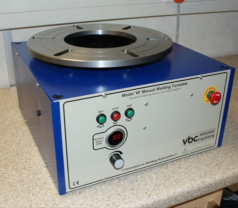 Model W – Faceplate diameter 305mm, Vertical load 150kg